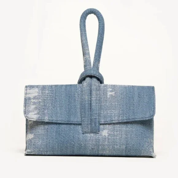 Gemi Bags Mgemi The Francesca Convertible Crossbody Denim